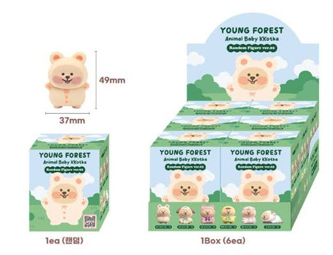 Young Forest - Animal Baby Kkotka Random Figure Ver.2