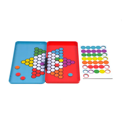 The Purple Cow America Travel Game - Chinese Checkers