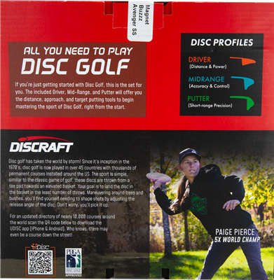 Discraft Starter Beginner Disc Golf Set