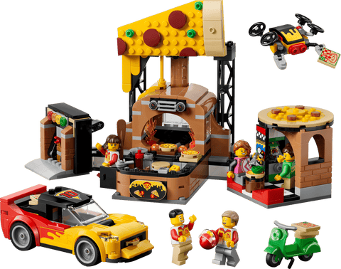LEGO My City Pizza Delivery Experience with Vehicles 60496