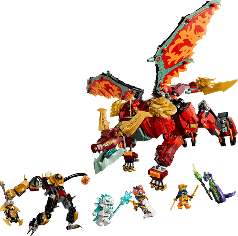 LEGO Ninjago Wyldfyre's Transforming Dragon Mech 71868