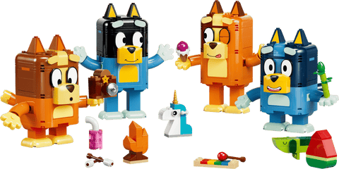 LEGO Bluey Brick-Built Bluey Family 11217