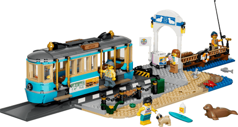 LEGO City Trains Classic Beach Streetcar 60506
