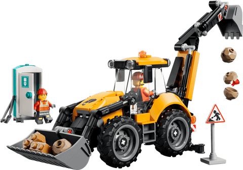 LEGO City Great Vehicles Yellow Backhoe Loader 60480