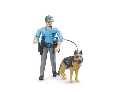 Bruder bworld Policeman with dog