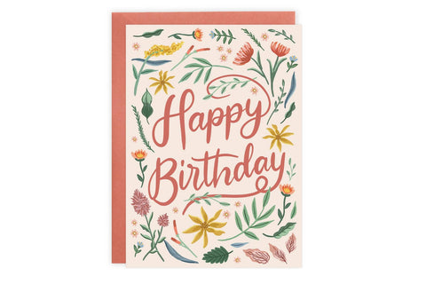 Wildflower - Birthday Card