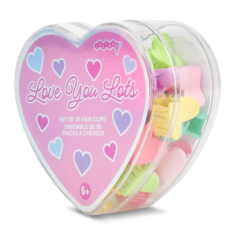 Iscream Mini Heart Hair Clips Set