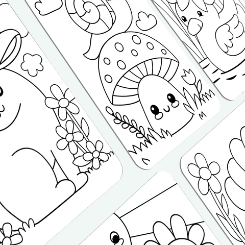 Ooly Undercover Art Hidden Patterns Color Activity - Garden Pals