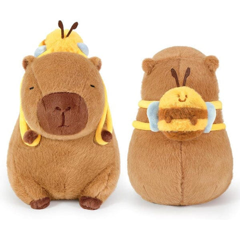 Capybara 9" With Bee backpack