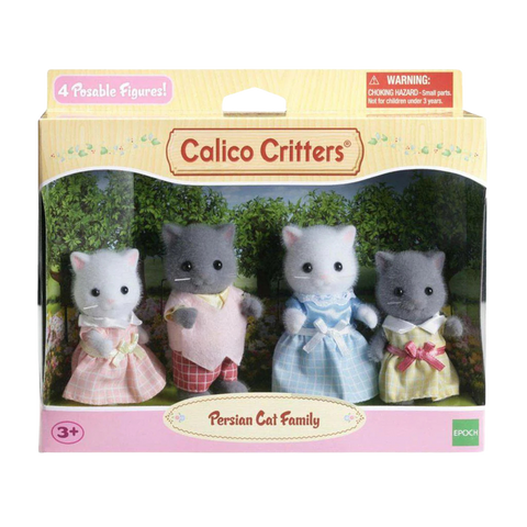 Calico Critters Persian Cat Family