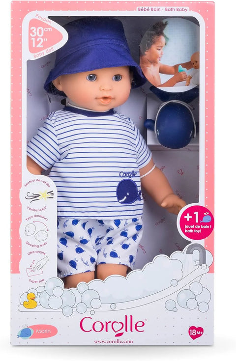 Corolle Bebe Bath Baby Marin 12" Doll