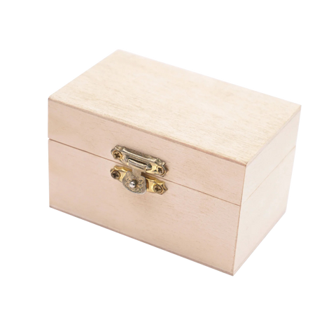 Angels Craft Flat Top Wooden Treasure Box