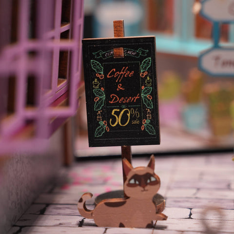 Hands Craft DIY Miniature House Book Nook Kit: Island of Love