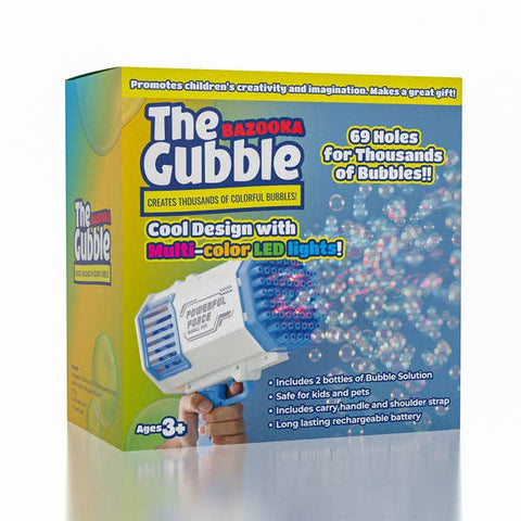 The Bazooka Gubble LED Bubble Blower