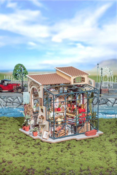 DIY Miniature House Kit: Emily's Flower Shop