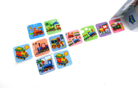 Tiny Mills Train Stickers 100 Stickers/Dispenser, Pack of 12