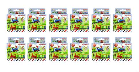 Tiny Mills Train Stickers 100 Stickers/Dispenser, Pack of 12