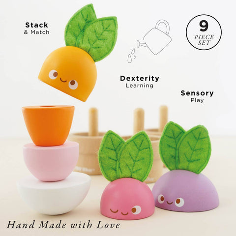 Le Toy Van Stacking Wooden Veggies