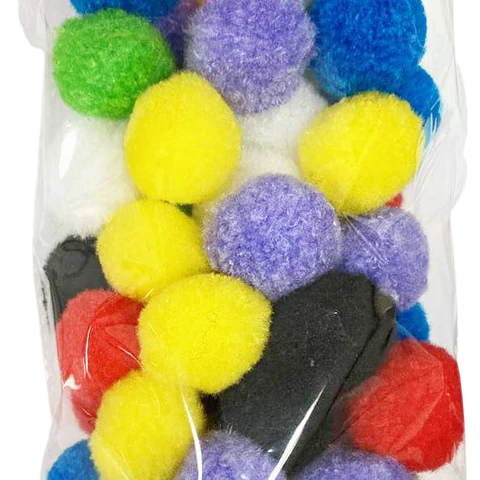 Angels Craft Mixed Pom-Poms