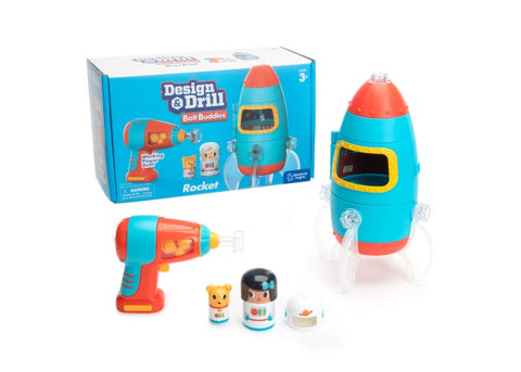 Educational Insights Design & Drill Bolt Buddies Rocket