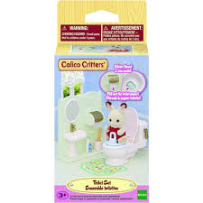 Calico Critters Toilet Set - NEW 2024