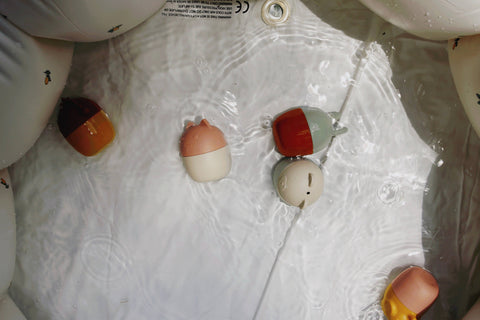 Animal Mold Free Silicone Bath Toy Set 