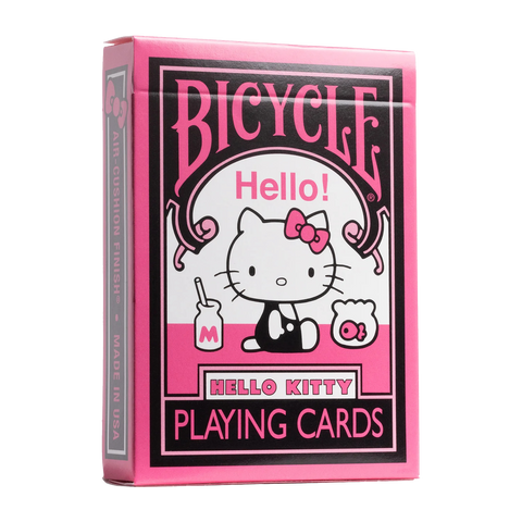 Bicycle Sanrio Hello Kitty Black and Pink Playing Cards