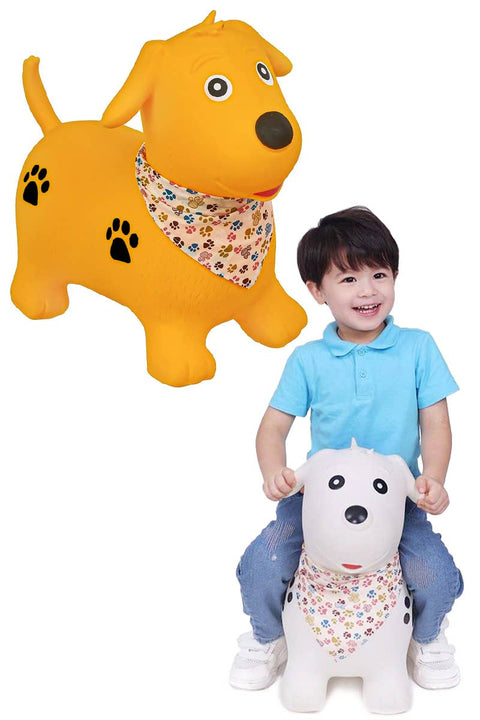 Kids Jumbo Puppy Inflatable PVC Jumping Hopper Toy