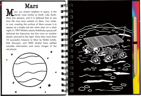 Solar System Scratch and Sketch