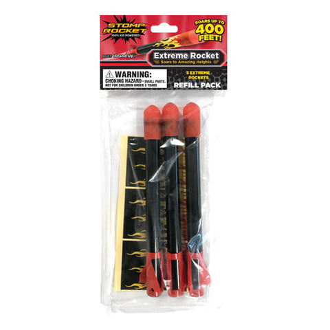 Stomp Rocket X-treme Refill 3 Rockets