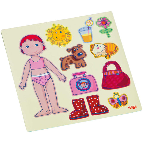 HABA Dress-Up Doll Lilli Magnetic Game