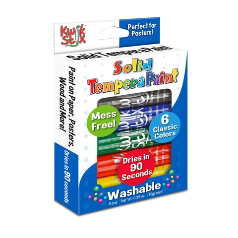 KwikStix Tempera Paint 6 Classic Colors