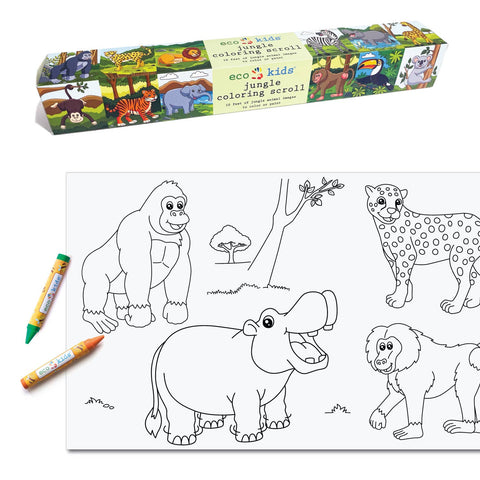 Eco-kids Coloring scrolls - assorted
