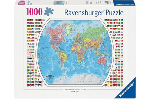 Ravensburger Political World Map 1000 pc Puzzle