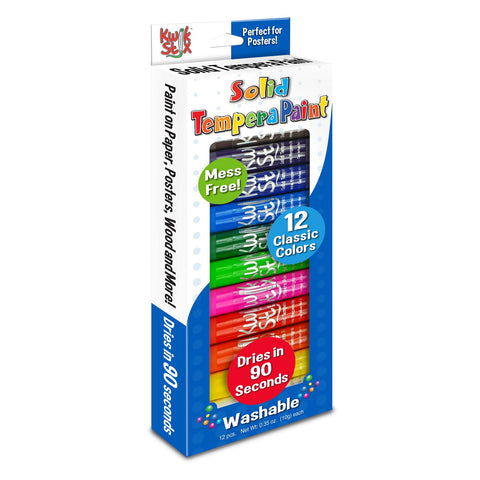 KwikStix Tempera Paint 12 Classic Colors
