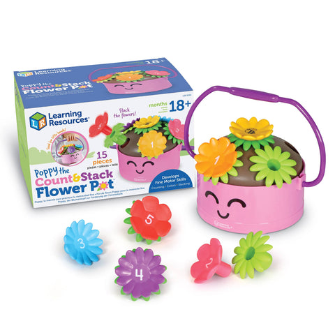 Poppy the Count & Stack Flower Pot