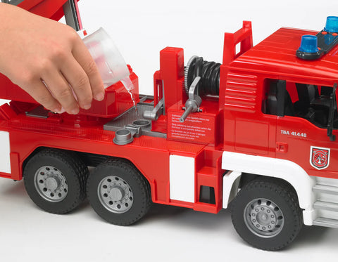 Bruder MAN Fire engine with water pump with Light/Sound M