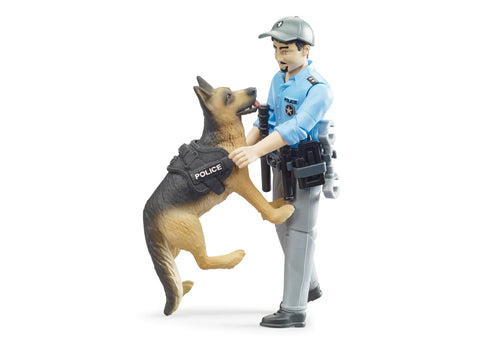 Bruder bworld Policeman with dog