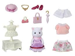 Calico Critters Fashion Play set Town Girl Series - Persian Cat