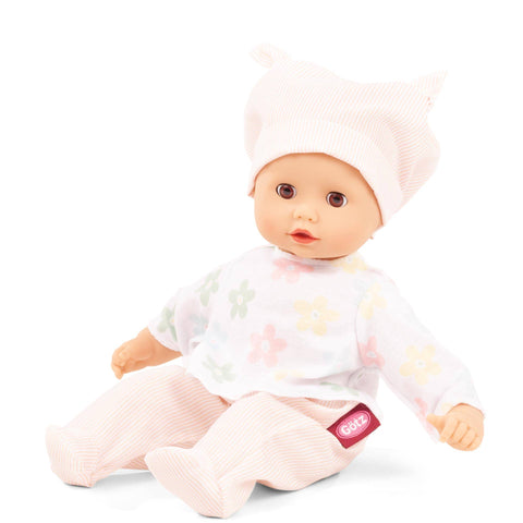 Gotz Muffin Baby 13" Baby Doll with Pink Hat