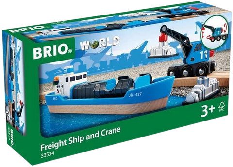 Freight Ship & Crane 33534