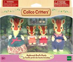 Calico Critters Highbranch Giraffe Family