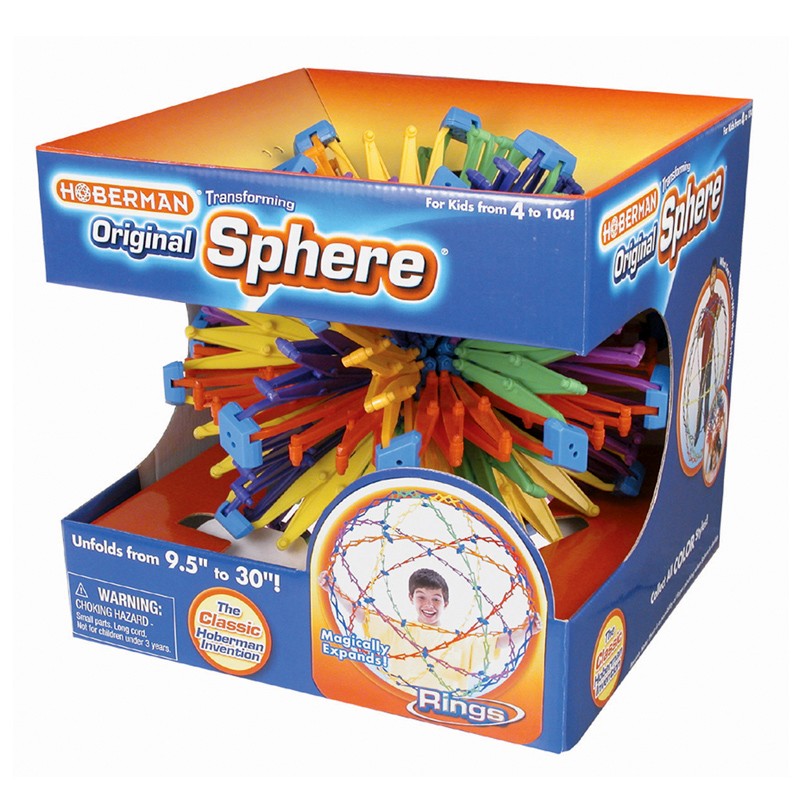 Poppy Sphere Hoberman Rainbow Expanding Sphere-Rings – Poppy's