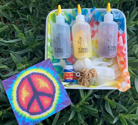 Yo Llamas Artz Reusable + Non-Toxic Tie-Dye Kit