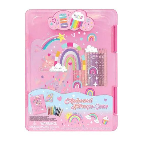 Hot Focus Clipboard Storage Case, Rainbow