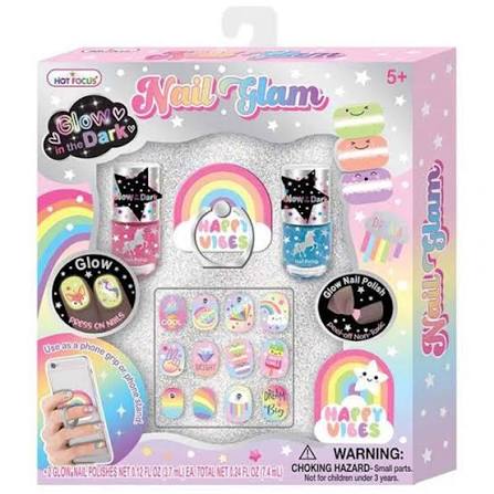 Hot Focus Nail Glam, Glow in the Dark