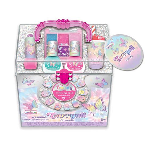 Hot Focus Carry All Cosmetic, Tie Dye Butterfly