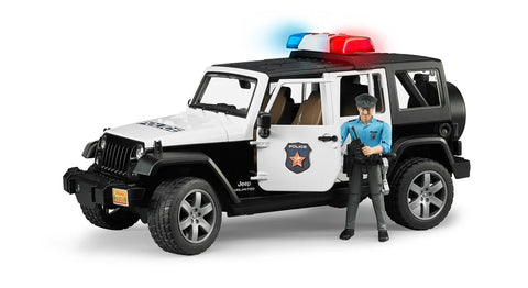 Bruder Jeep Rubicon Police car + Policeman