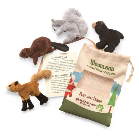 Folkmanis® Woodland Animal Set