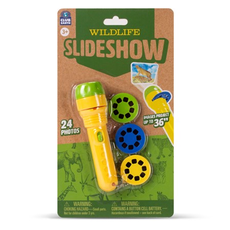 Club Earth Flashlight Projector Wildlife Slide Show